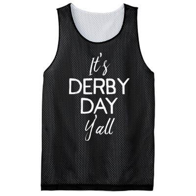 Retro ItS Derby Day Yall Ky Derby Horse Mesh Reversible Basketball Jersey Tank