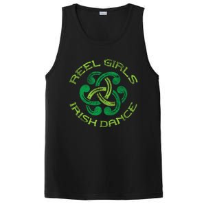 Reel Irish Dance St Patricks Day Ceili Dancer Gift PosiCharge Competitor Tank