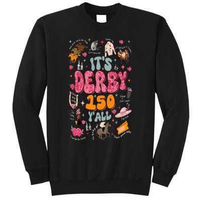 Retro Its Derby 150 Yall 150th Horse Racing Ky Derby Day Sweatshirt