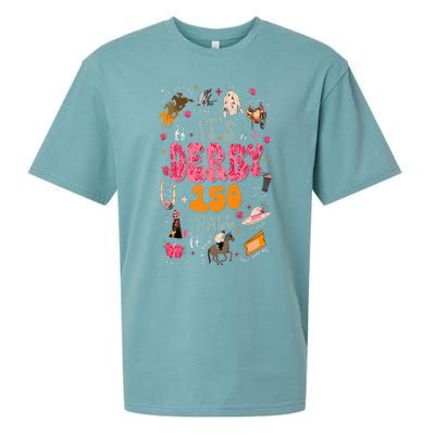 Retro Its Derby 150 Yall 150th Horse Racing Ky Derby Day Sueded Cloud Jersey T-Shirt