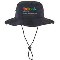 Retired I Do What I Want When I Want Not My Problem Anymore Legacy Cool Fit Booney Bucket Hat