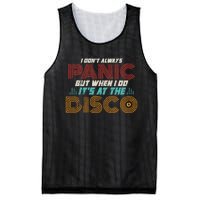 Retro I DonT Always Panic But When I Do ItS At The Disco Mesh Reversible Basketball Jersey Tank