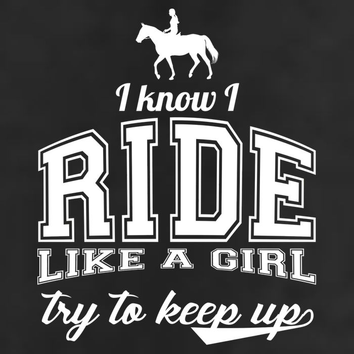 Ride Like A Girl Try To Keep Up 25L Jumbo Tote