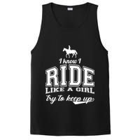 Ride Like A Girl Try To Keep Up PosiCharge Competitor Tank