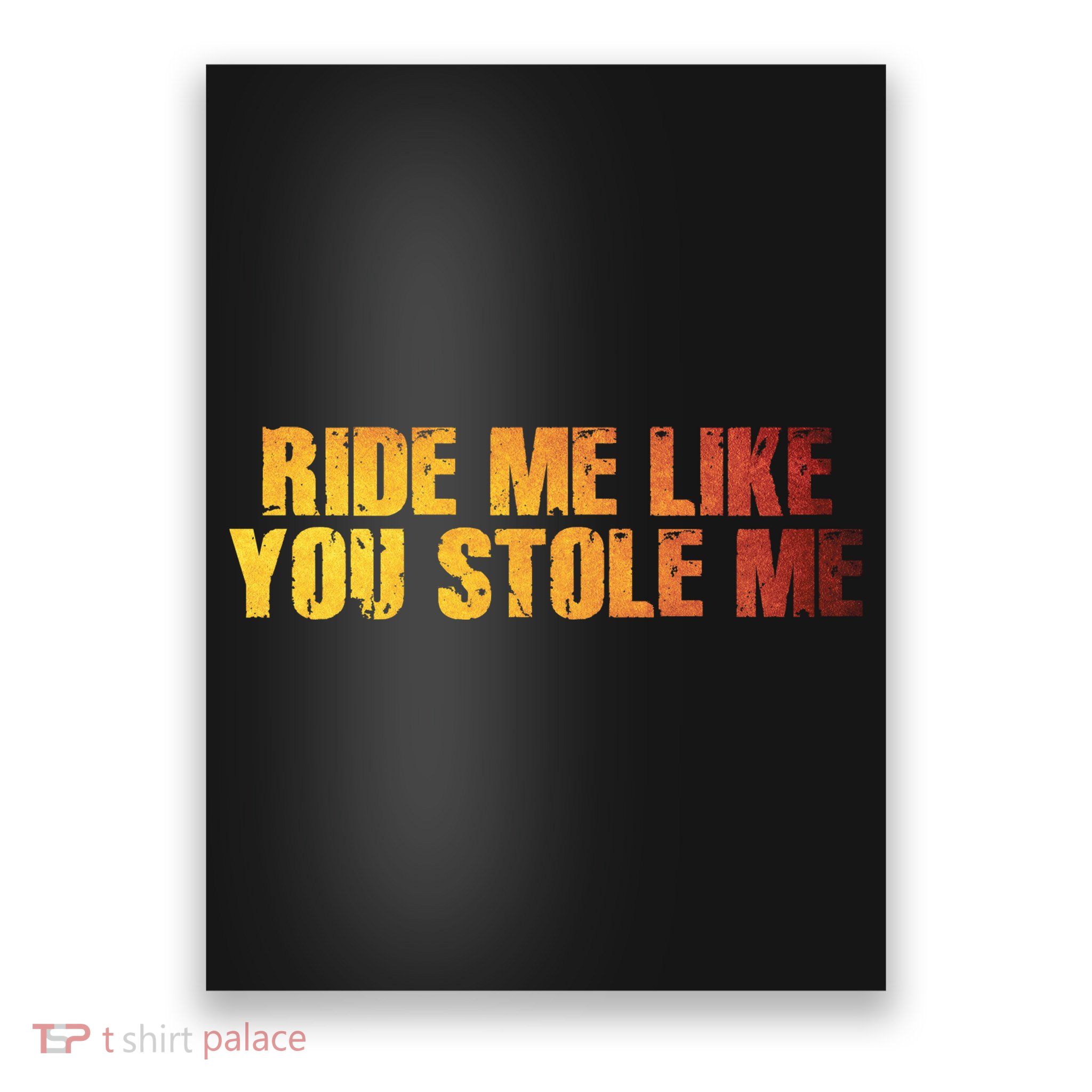 Ride Me Like You Stole Me Poster