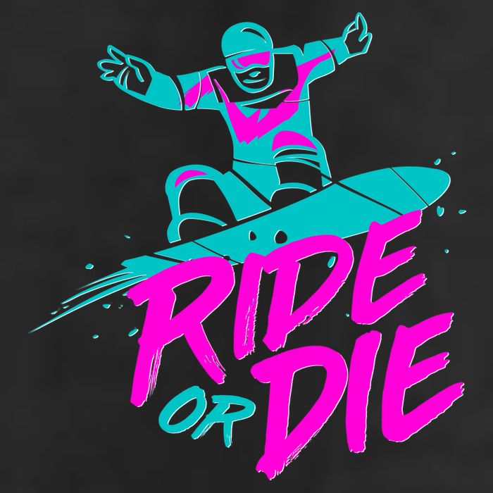 Ride Or Die Snow Boarding Adult Drive Performance Visor