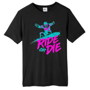 Ride Or Die Snow Boarding Tall Fusion ChromaSoft Performance T-Shirt