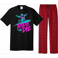 Ride Or Die Snow Boarding Pajama Set