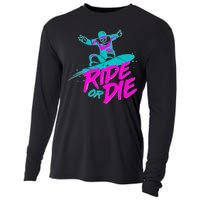 Ride Or Die Snow Boarding Cooling Performance Long Sleeve Crew