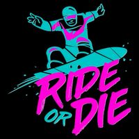 Ride Or Die Snow Boarding Premium T-Shirt