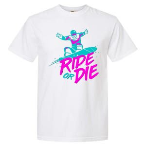 Ride Or Die Snow Boarding Garment-Dyed Heavyweight T-Shirt