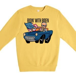 Riden With Biden Premium Crewneck Sweatshirt