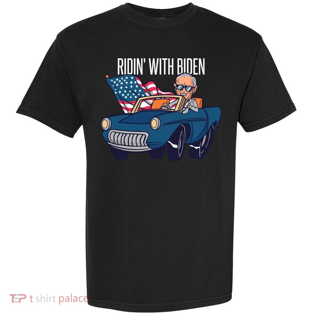 Riden With Biden Garment-Dyed Heavyweight T-Shirt