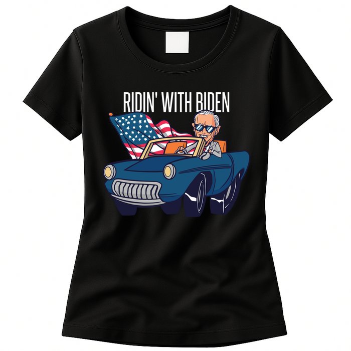 Riden With Biden Womens T-Shirt