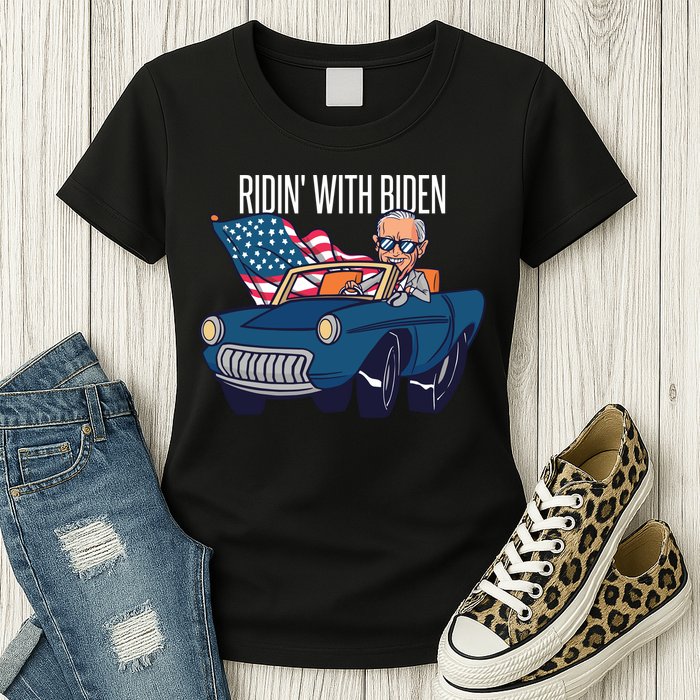 Riden With Biden Womens T-Shirt