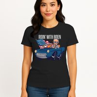 Riden With Biden Womens T-Shirt