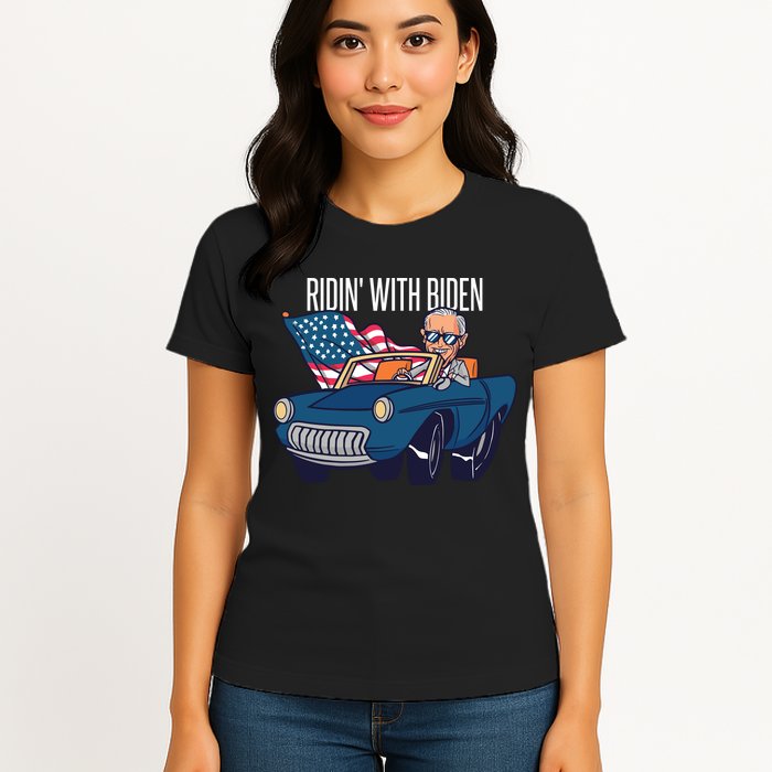 Riden With Biden Womens T-Shirt