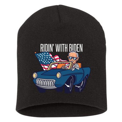 Riden With Biden Short Acrylic Beanie