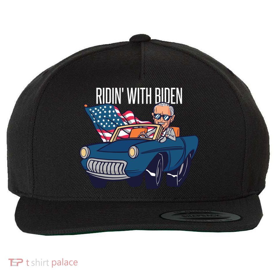 Riden With Biden Wool Snapback Cap