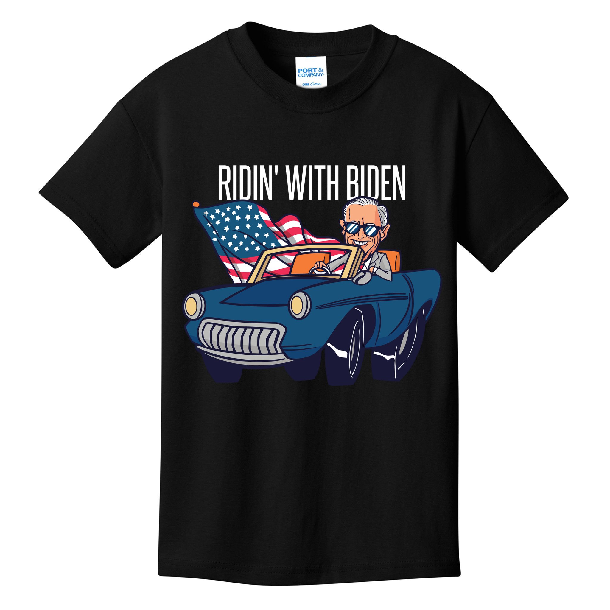 Riden With Biden Kids T-Shirt