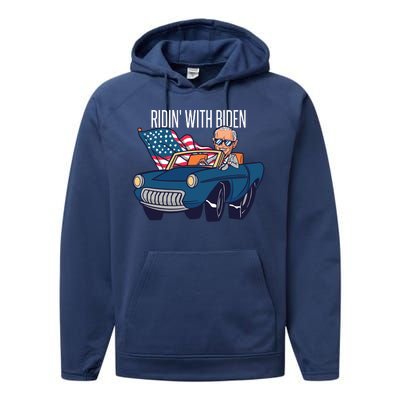 Riden With Biden Performance Fleece Hoodie