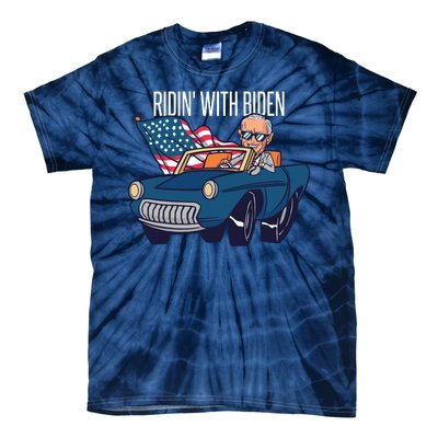 Riden With Biden Tie-Dye T-Shirt