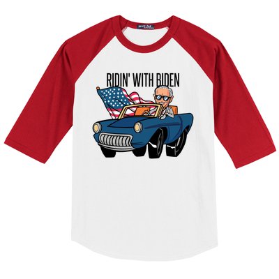 Riden With Biden Baseball Sleeve Shirt