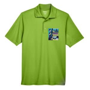 Riding Nowhere Anime Men's Origin Performance Pique Polo