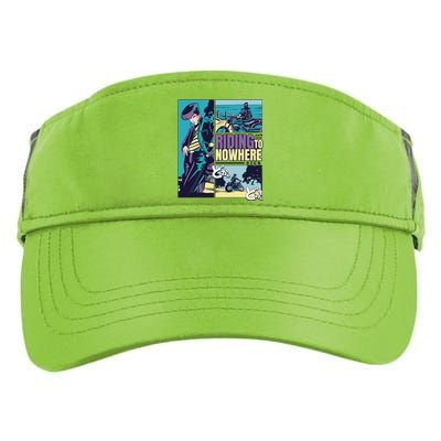 Riding Nowhere Anime Adult Drive Performance Visor