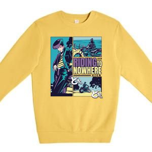 Riding Nowhere Anime Premium Crewneck Sweatshirt