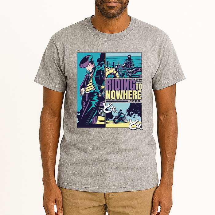 Riding Nowhere Anime Tall T-Shirt