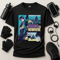 Riding Nowhere Anime Cooling Performance Crew T-Shirt