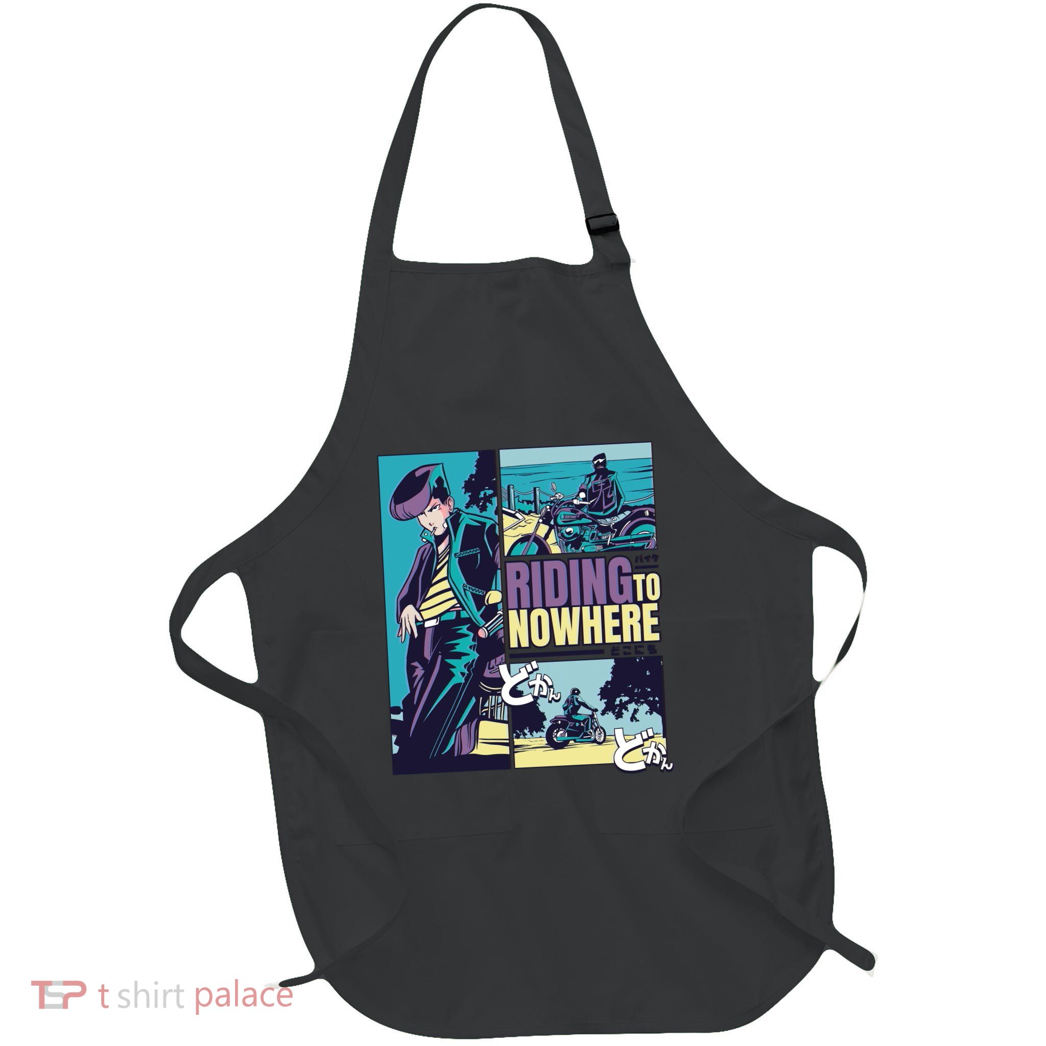 Riding Nowhere Anime Apron