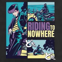 Riding Nowhere Anime Adult Drive Performance Visor