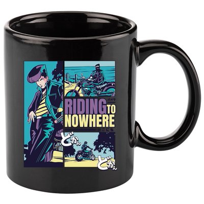 Riding Nowhere Anime 11oz C Handle Ceramic Mug