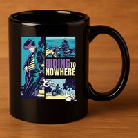 Riding Nowhere Anime 11oz C Handle Ceramic Mug