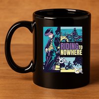 Riding Nowhere Anime 11oz C Handle Ceramic Mug