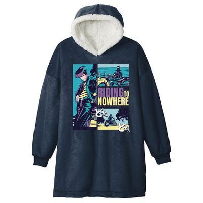 Riding Nowhere Anime Hooded Wearable Blanket