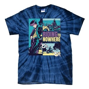 Riding Nowhere Anime Tie-Dye T-Shirt