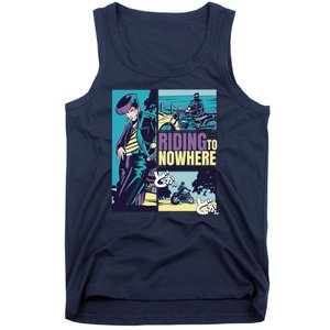 Riding Nowhere Anime Tank Top