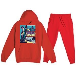 Riding Nowhere Anime Premium Hooded Sweatsuit Set