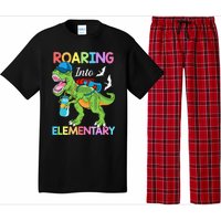 Roaring Into Elementary Dinosaur Back To School Pajama Set