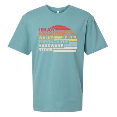 Retro I Enjoy Romantic Walks Through The Hardware Store Sueded Cloud Jersey T-Shirt