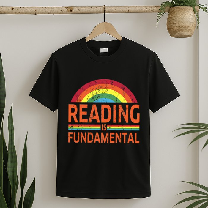 Reading Is Fundamental Poetry Bookworm And Book Reader T-Shirt