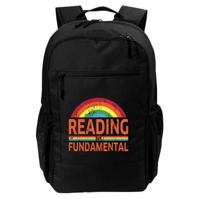 Reading Is Fundamental Poetry Bookworm And Book Reader Daily Commute Backpack