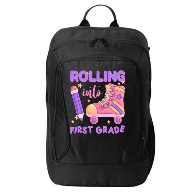 Rolling Into First Grade Cute City Backpack