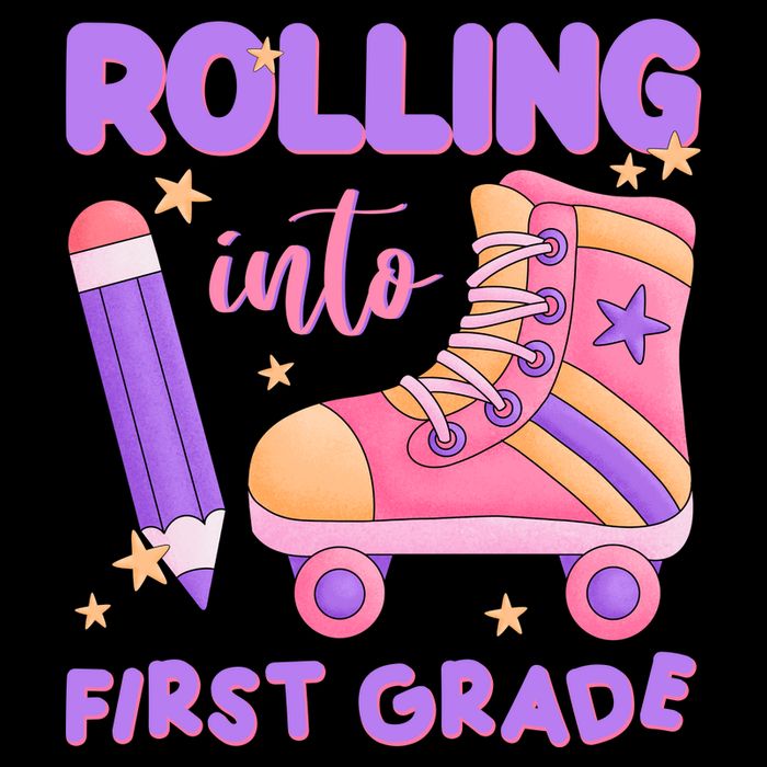 Rolling Into First Grade Cute Drawstring Bag