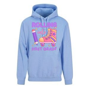 Rolling Into First Grade Cute Unisex Surf Hoodie