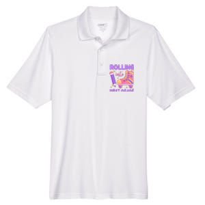 Rolling Into First Grade Cute Men's Origin Performance Pique Polo