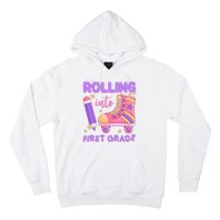 Rolling Into First Grade Cute Hoodie